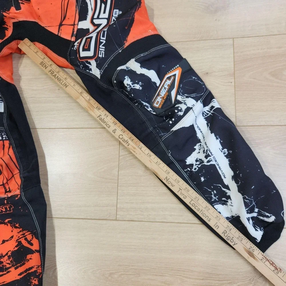 O'Neal Element Jersey Pants Set Youth Large 28 Orange Black Motocross MX Gear